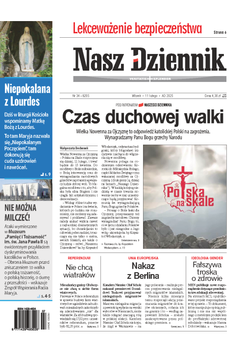 Nasz Dziennik z dnia 11.02.2025 wydanie PDF