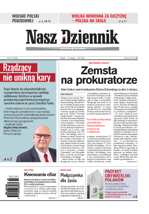 Nasz Dziennik z dnia 12.02.2025 wydanie PDF