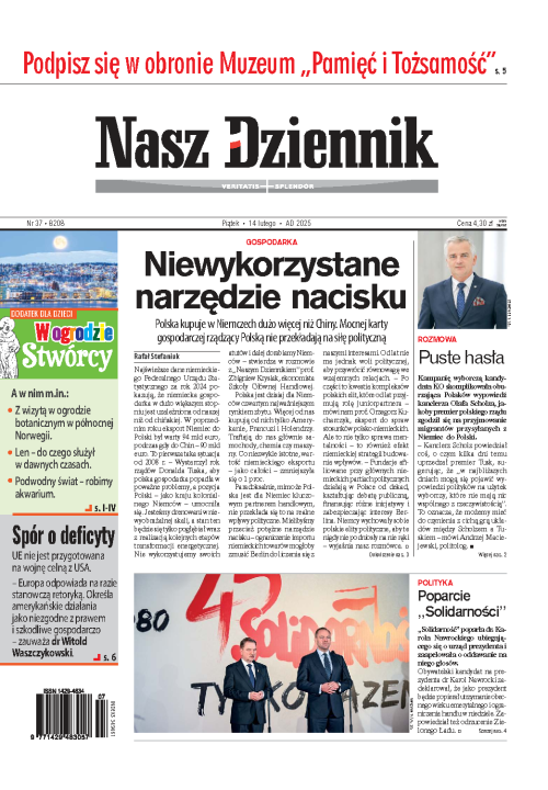 Nasz Dziennik z dnia 14.02.2025 wydanie PDF