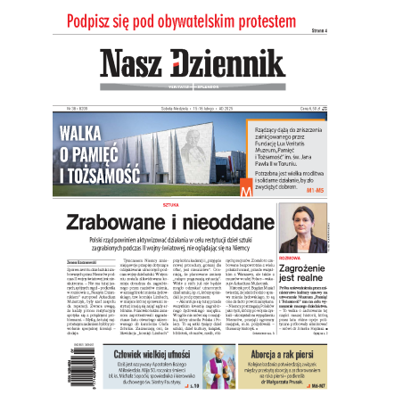 Nasz Dziennik z dnia 15.02.2025 wydanie PDF