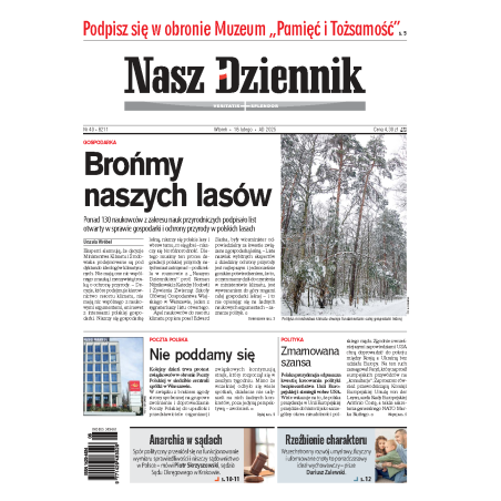 Nasz Dziennik z dnia 18.02.2025 wydanie PDF