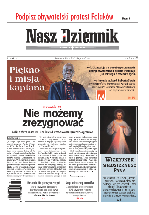 Nasz Dziennik z dnia 22.02.2025 wydanie PDF