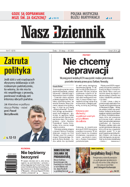 Nasz Dziennik z dnia 26.02.2025 wydanie PDF