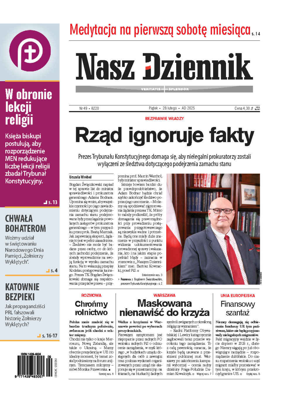 Nasz Dziennik z dnia 28.02.2025 wydanie PDF