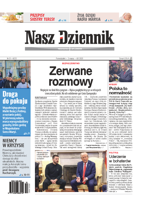 Nasz Dziennik z dnia 03.03.2025 wydanie PDF