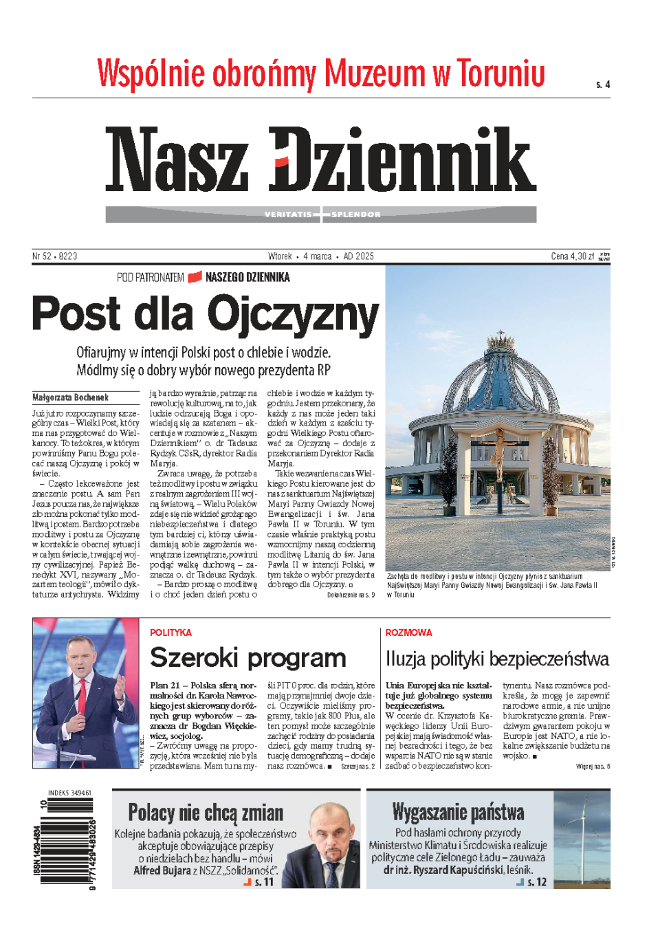 Nasz Dziennik z dnia 04.03.2025 wydanie PDF
