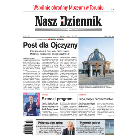 Nasz Dziennik z dnia 04.03.2025 wydanie PDF