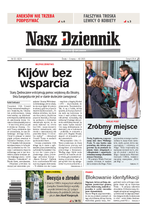 Nasz Dziennik z dnia 05.03.2025 wydanie PDF