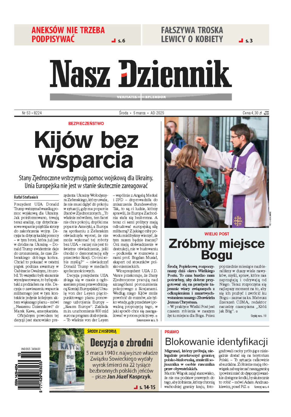 Nasz Dziennik z dnia 05.03.2025 wydanie PDF