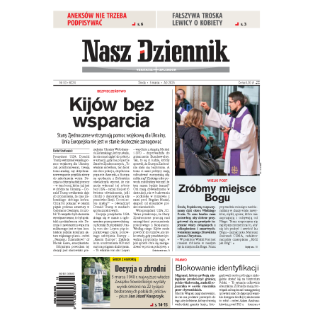 Nasz Dziennik z dnia 05.03.2025 wydanie PDF