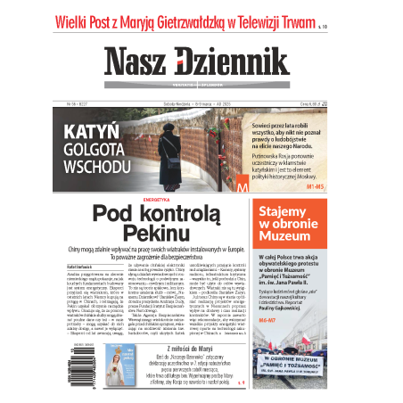 Nasz Dziennik z dnia 08.03.2025 wydanie PDF