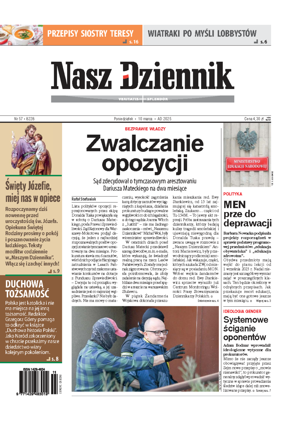 Nasz Dziennik z dnia 10.03.2025 wydanie PDF