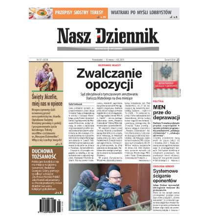 Nasz Dziennik z dnia 10.03.2025 wydanie PDF