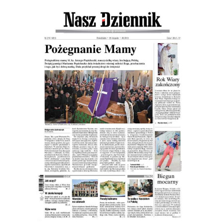 Nasz Dziennik z dnia 25.11.2013 wydanie PDF