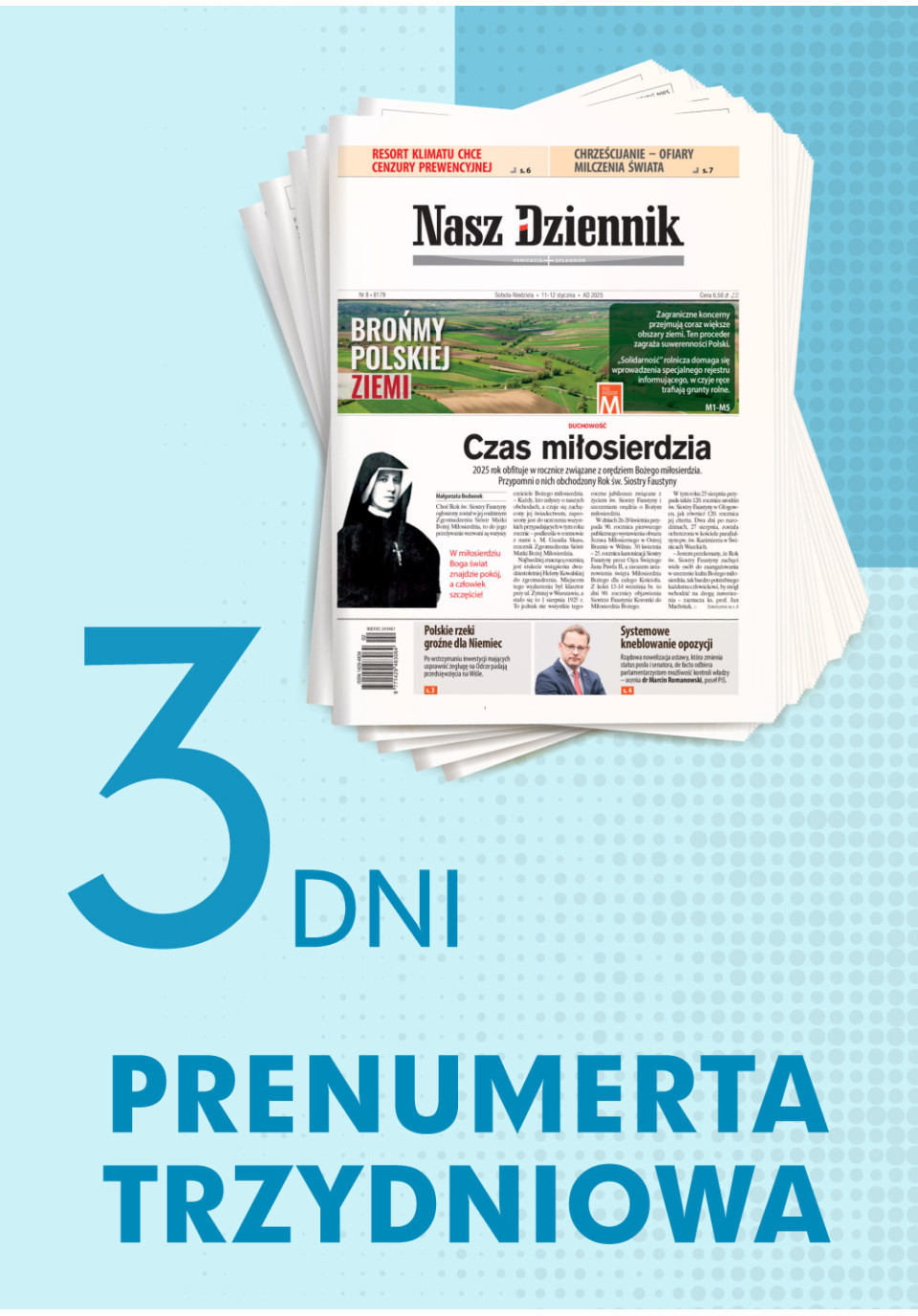 Trzydniowa prenumerata Naszego Dziennika wydanie PDF