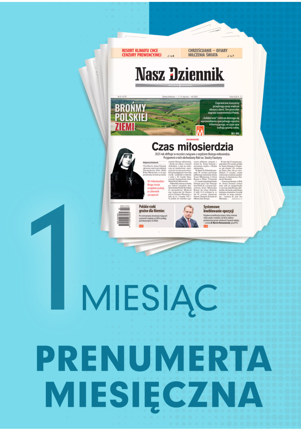 Miesięczna prenumerata Naszego Dziennika wydanie PDF