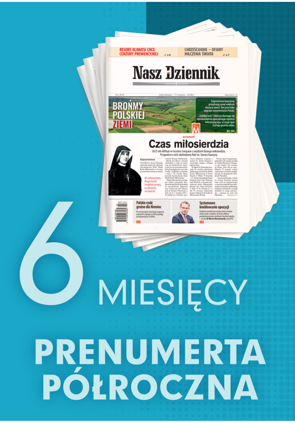 Półroczna prenumerata Naszego Dziennika wydanie PDF