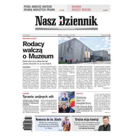 Nasz Dziennik z dnia 11.03.2025 wydanie PDF