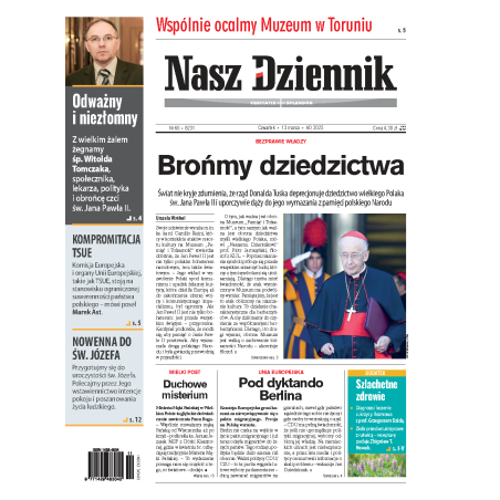 Nasz Dziennik z dnia 13.03.2025 wydanie PDF