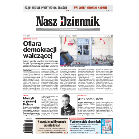 Nasz Dziennik z dnia 20.03.2025 wydanie PDF
