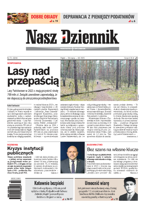 Nasz Dziennik z dnia 28.03.2025 wydanie PDF
