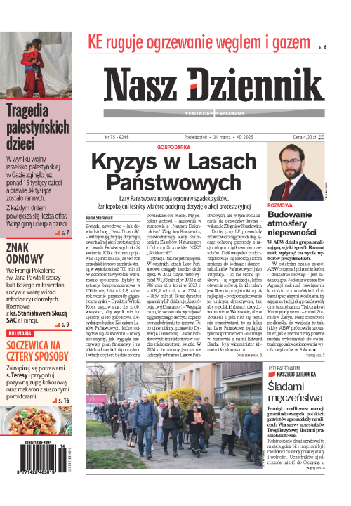 Nasz Dziennik z dnia 31.03.2025 wydanie PDF