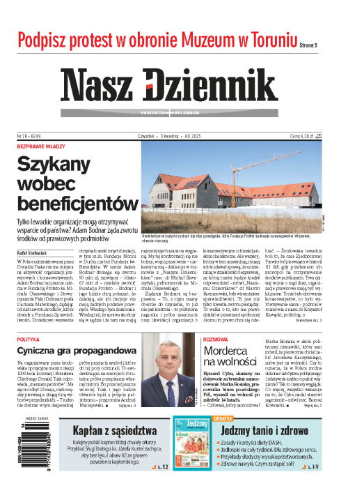 Nasz Dziennik z dnia 03.04.2025 wydanie PDF