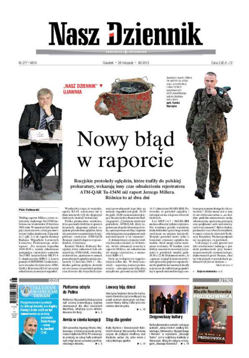 Nasz Dziennik z dnia 28.11.2013 wydanie PDF