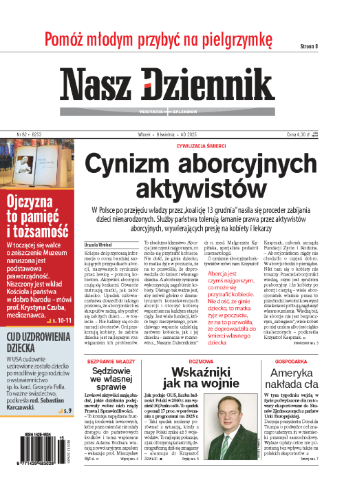 Nasz Dziennik z dnia 08.04.2025 wydanie PDF
