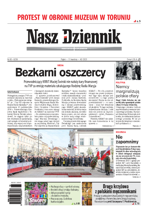 Nasz Dziennik z dnia 11.04.2025 wydanie PDF