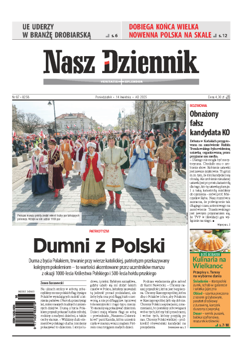 Nasz Dziennik z dnia 14.04.2025 wydanie PDF