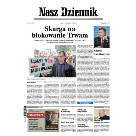 Nasz Dziennik z dnia 29.11.2013 wydanie PDF