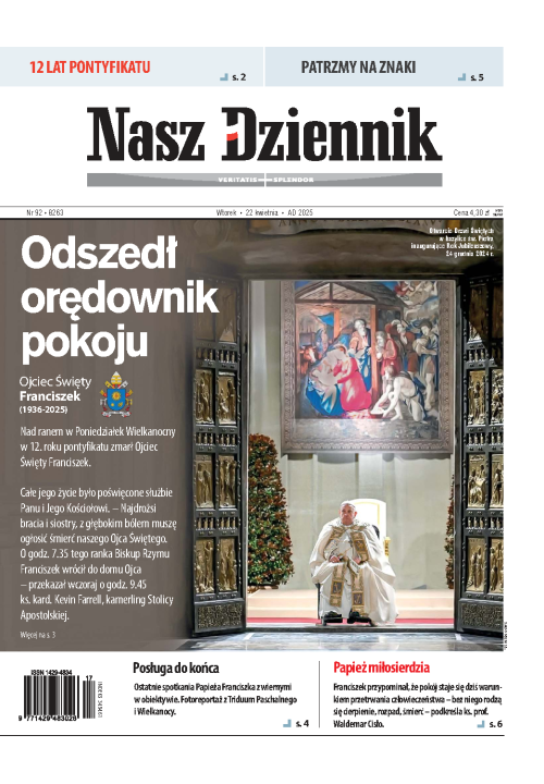 Nasz Dziennik z dnia 22.04.2025 wydanie PDF