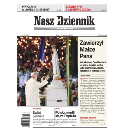 Nasz Dziennik z dnia 23.04.2025 wydanie PDF
