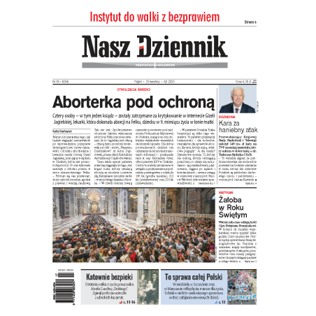 Nasz Dziennik z dnia 25.04.2025 wydanie PDF