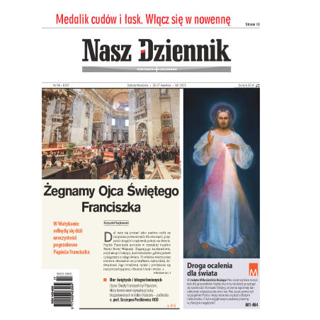 Nasz Dziennik z dnia 26.04.2025 wydanie PDF