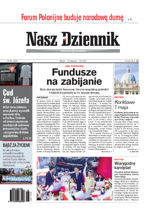 Nasz Dziennik z dnia 29.04.2025 wydanie PDF