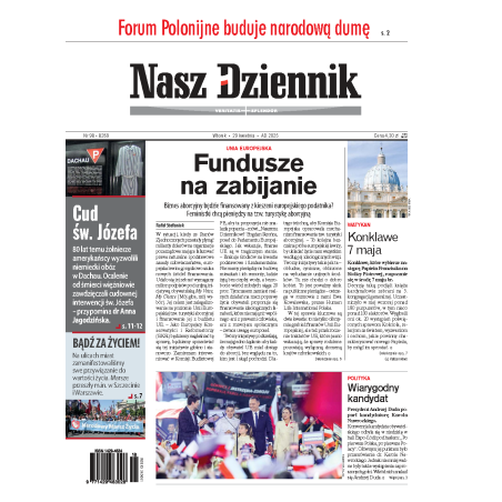 Nasz Dziennik z dnia 29.04.2025 wydanie PDF