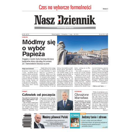 Nasz Dziennik z dnia 30.04.2025 wydanie PDF