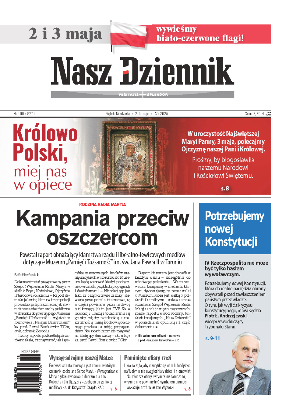 Nasz Dziennik z dnia 02.05.2025 wydanie PDF