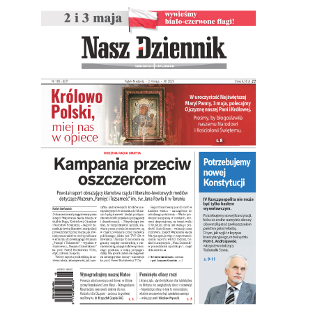 Nasz Dziennik z dnia 02.05.2025 wydanie PDF