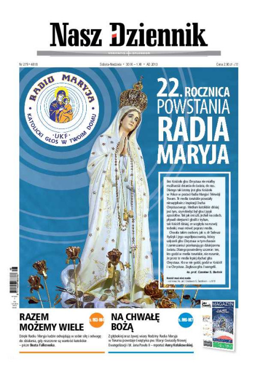 Nasz Dziennik z dnia 30.11.2013 wydanie PDF