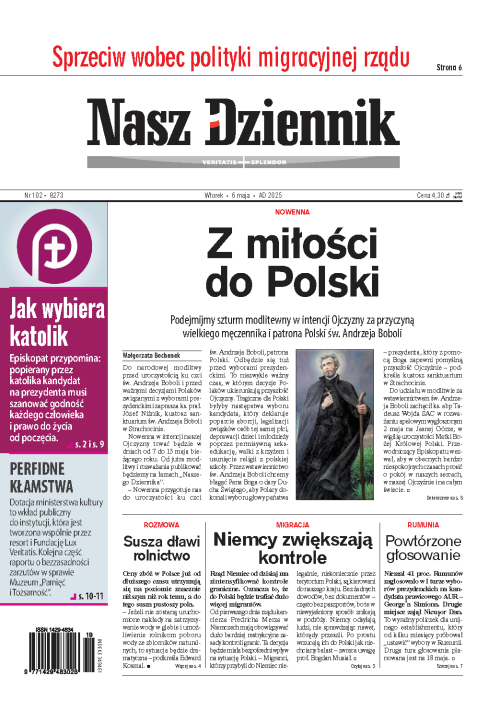 Nasz Dziennik z dnia 06.05.2025 wydanie PDF