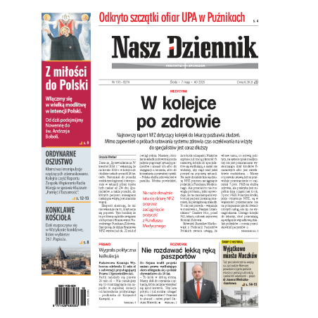 Nasz Dziennik z dnia 07.05.2025 wydanie PDF