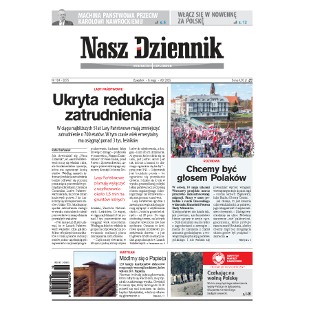 Nasz Dziennik z dnia 08.05.2025 wydanie PDF