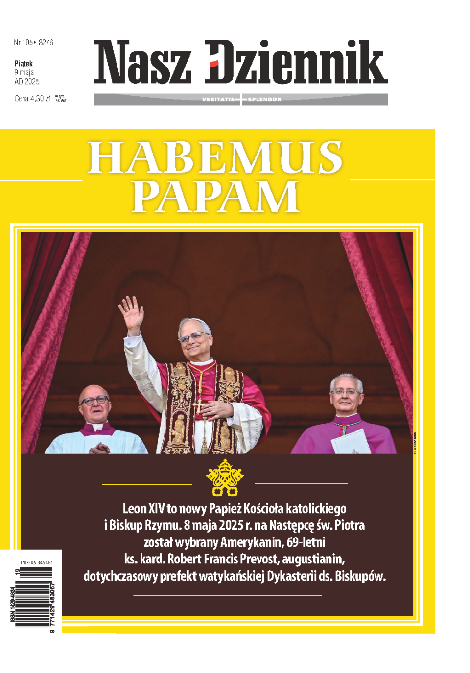 Nasz Dziennik z dnia 09.05.2025 wydanie PDF