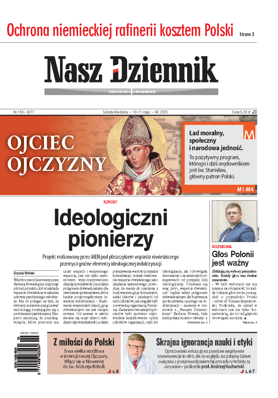 Nasz Dziennik z dnia 10.05.2025 wydanie PDF