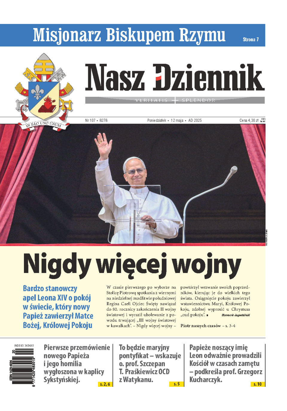 Nasz Dziennik z dnia 12.05.2025 wydanie PDF
