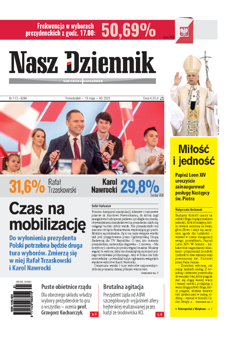 Nasz Dziennik z dnia 19.05.2025 wydanie PDF
