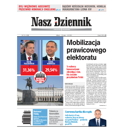 Nasz Dziennik z dnia 20.05.2025 wydanie PDF